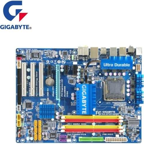 For Gigabyte GA-EP45-UD3R EP45-UD3R Motherboard LGA 775 For Intel P45 Used Desktop Mainboard USB2.0 SATA2