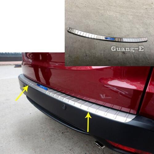 For Honda HRV HR-V Vezel 2014 2015 2016 2017 2018 Car Stick Outside Rear Bumper Trim Stainless Steel Scuff Sill Trunk Pedal