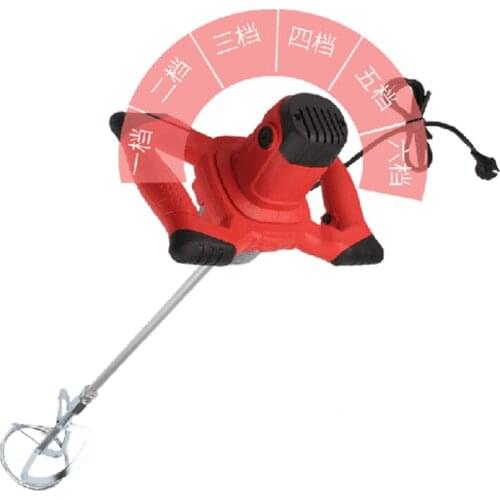 Electric mixer, hand-held paint and paint mixer for household use