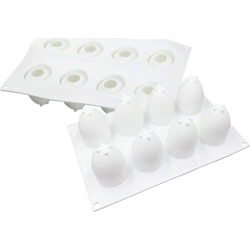 Egg Shape Silicone Cake Mold DIY 3D Oval Mould Cupcake Cookie Muffin Soap Moule Baking Tools Mold
