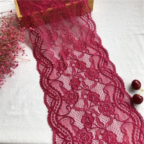 20cm New 2020 stretch cotton lace sewing applique lace with wedding decoration process