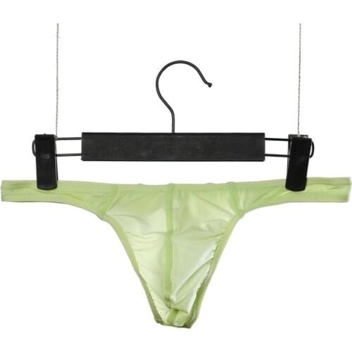 Men JocktrapSoft thin Men Underwear Ice Silk Sexy Gay Sissy Tanga Hombre Jockstrap Penise Bag Breathable Thin Men Underwear