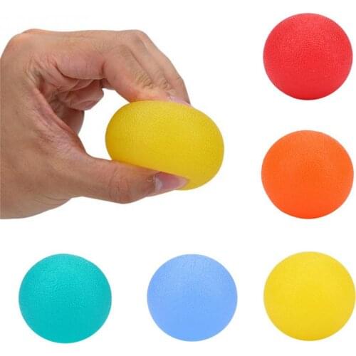 New Silicone Massage Therapy Grip Ball For Hand Finger Strength Exercise Stress Relief Decompression Ball Fitness Equipment