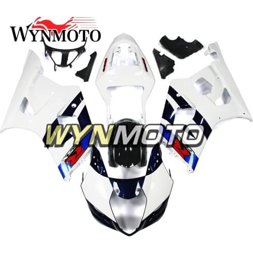Complete Fairings Kit For GSXR1000 2003-2004 03 04 K3 Injection ABS Plastics Fairings Full Covers White Black Bodywork Cowlings