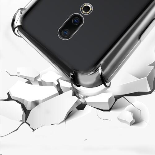 For Meizu 16 M882Q WIERSS Anti-knock Phone Case for Meizu 16 Plus M892Q Transparent Back cover Case Fundas Capa Coque Etui