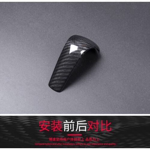 Fit for MAZDA axela ATENZA carbon fiber shift knob gear shift paddle lever gear head handball