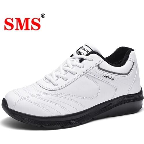 SMS Men Shoes Lace-up Winter Warm Lightweight Comfortable Running Shoes Breathable Sneakers Tenis Masculino Zapatillas Hombre