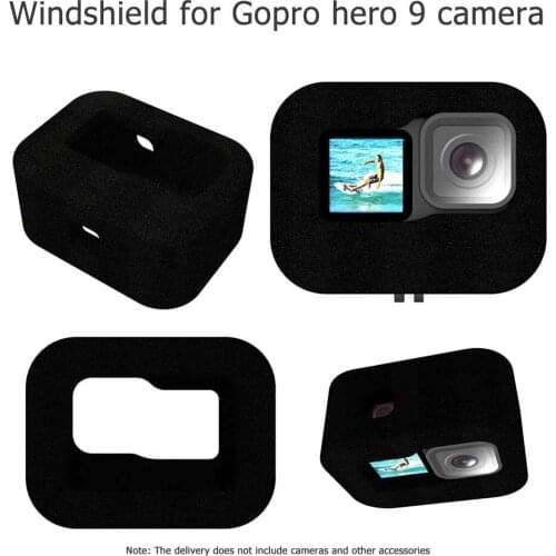 Sports Action Camera Foam Windshield Windproof Housing Case Sports Action Camera Accessories for Gopro Hero 9