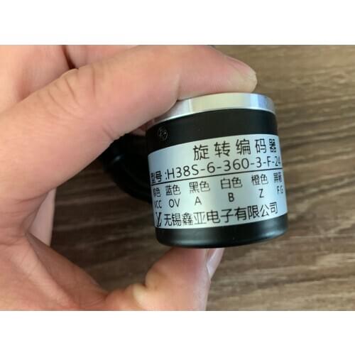 Wuxi Xin-encoder H38S-6-360-3-F-24 Incremental solid shaft rotary encoder 360 pulse