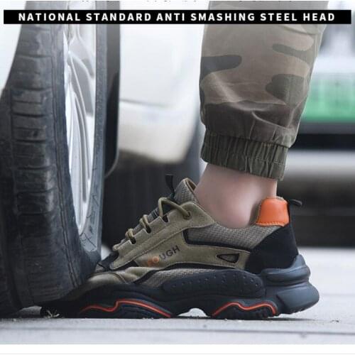 X25 Men Boots Safety Shoes Indestructible Men Safety Work Shoes with Steel Toe Cap Puncture-Proof Boots Lightweight Sneakers