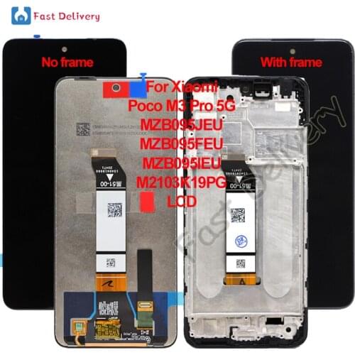 For Xiaomi Poco M3 Pro 5G MZB095JEU MZB095FEU MZB095IEU M2103K19PG LCD Display Touch Panel Screen Digitizer Assembly Replacement