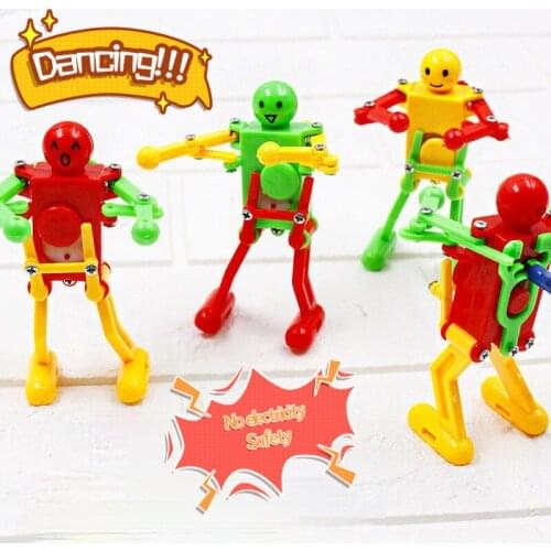 1/2/4PCS Childrens Clockwork Toys Dancing Swing Robot Winding Game Boys Girls Birthday Gifts MINI Cute Childrens Educational