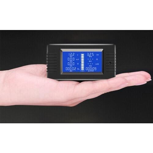1PCS Battery Tester Discharge Capacity Power Ammeter Voltmeter Energy Meter Impedance Resistance PZEM-015 200v 100A shunt