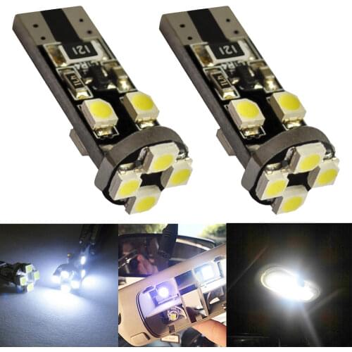 10X Canbus Xenon White 194 3528 8 Smd No Obc Error Free Auto Led Interior Light Tail Bulb Backup Light Parking Lamp Cob led bulb