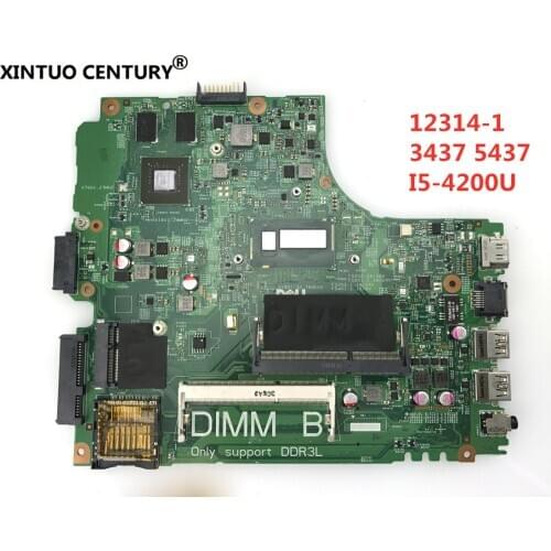 12314-1 For DELL Inspiron 3437 5437 Laptop Motherboard I5-4200U GT720M/2G CN-0YFVC4 DOE40-HSW PWB:VF0MH REV:A00