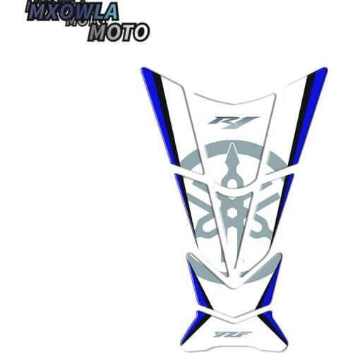 3D Carbon Look Motorcycle Tank Pad Protector Stickers Case for YZF-R1 R1 Tank