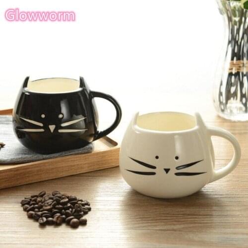 400ml Cute Cat Animal Coffee Milk Mug Creative Ceramic Cups Porcelain Tea Mugs Breakfast Drinkware Novelty Nice Gifts