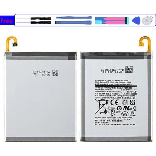 Battery For EB-BA750ABU 3300mAh For Samsung Galaxy A7 2018 version SM-A730x A730x SM-A750F A10 Bateria