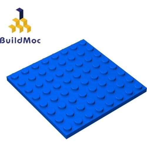 BuildMOC Compatible Assembles Particles 41539 8x8 For Building Blocks Parts DIY LOGO Educational Cre