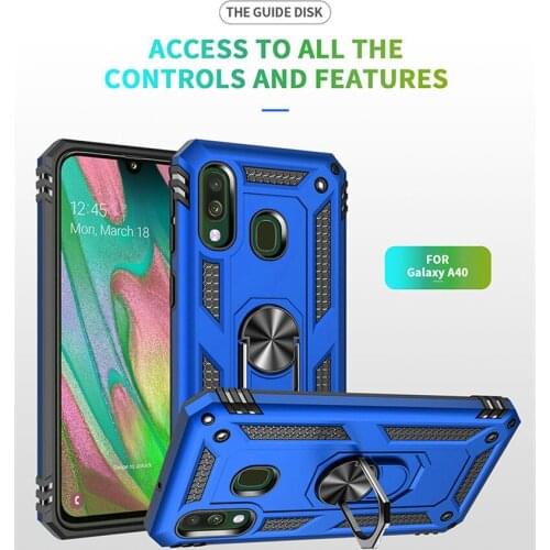 For Samsung Galaxy A40 Case Magnet Car Ring Stand Holder Cover for Samsung A40 A 40 SM-A405FN/DS 5.9'' Coque funda capa