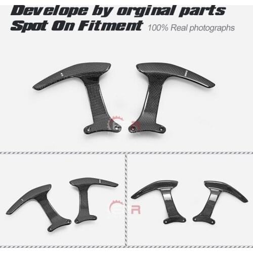 For Ferrari 488 OEM Dry Carbon Glossy Steering Wheels Paddle Shifters Exterior Accessories Kits