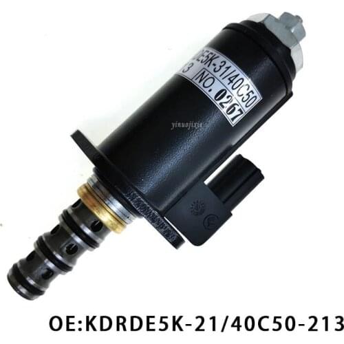 For Kobelco inverse proportional solenoid valve OE:YN35V00049F1 KDREDE5K-31/40C50-213 for SK200/130/330/260/350LC-8 engine