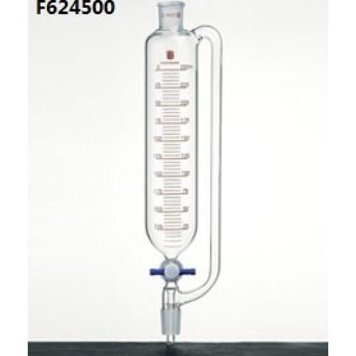 F624500 Funnel, Pressure Equalizing, Capacity:500ml, Joints:24/40, PTFE Stopcock bore:4mm