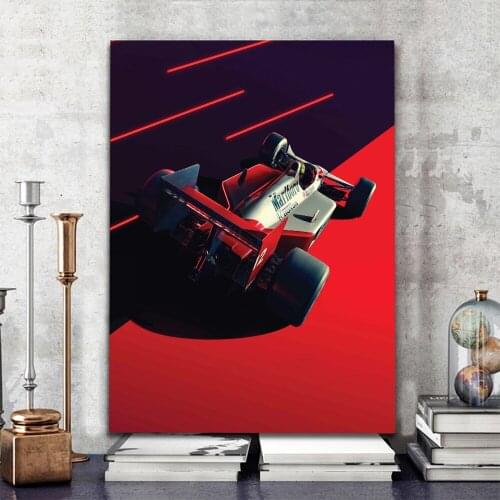 Picture F1 Race Car Wall Art Vehicle Posters Prints Canvas Raceway Racing Sport Canvas Painting Living Room Bedroom