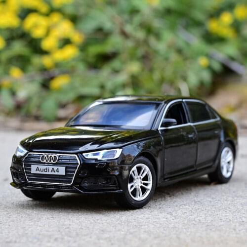 1:32 AUDI A4 Alloy Car Model Diecast & Toy Vehicles Metal Toy Car Model Simulation Collection Sound and Light Childrens Toy Gift