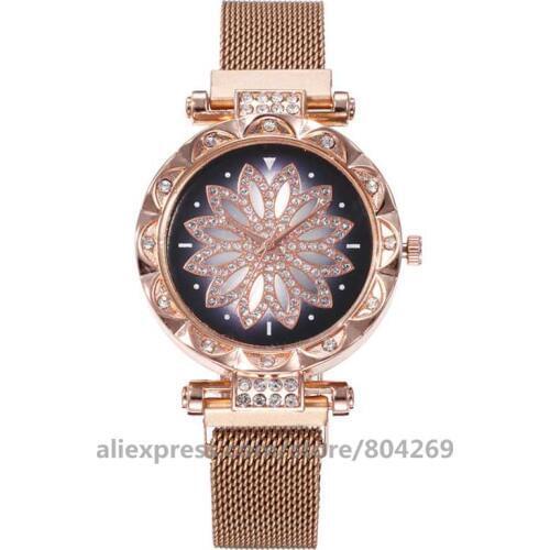 Wholesale Fashion Small Women Wristwatch Flower Rhinestone Alloy Quartz Watch Women Dress Watches No Logo 920314