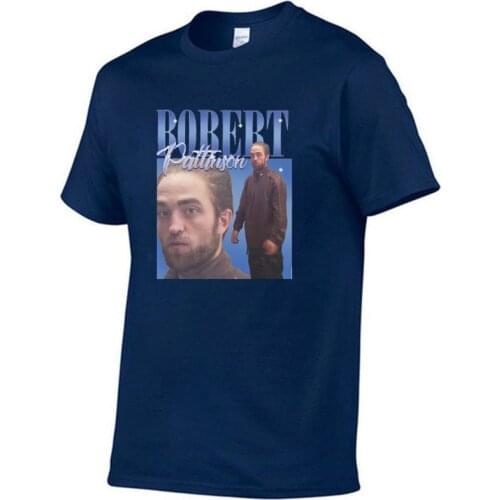 Funny Robert Pattinson standing Meme T-shirt mens shrink cotton T-shirt top Rob T-shirt short sleeve fashion street top 2021