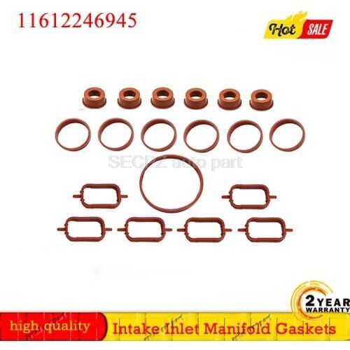 Intake Inlet Manifold Gaskets for BMW M47 E87 E46 E90 E91 E92 E93 E39 E60 M57 11612246945 13547792098 11612246949 11612245439