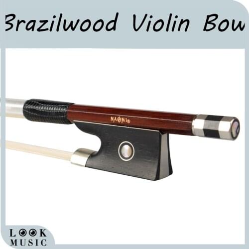 NEW 4/4 Size Advanced Violin Bow Good Balance Straight Violin Bow Fast Response Horsehair Violin Bow Full Size Bow