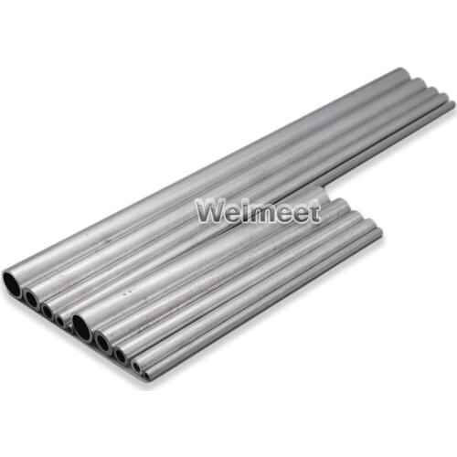 5pcs 3mm/4mm/5mm/6mm/7mm/8mm/9mm/10mm Aluminum Hollow Tubing Tube Connecting Shaft for RC Car Boat Model