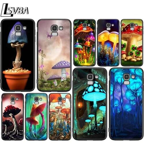 Psychedelic Mushroom Art for Samsung Galaxy J2 J3 J4 Core J5 J6 J7 J8 Prime duo Plus 2018 2017 2016 Silicone Phone Cover
