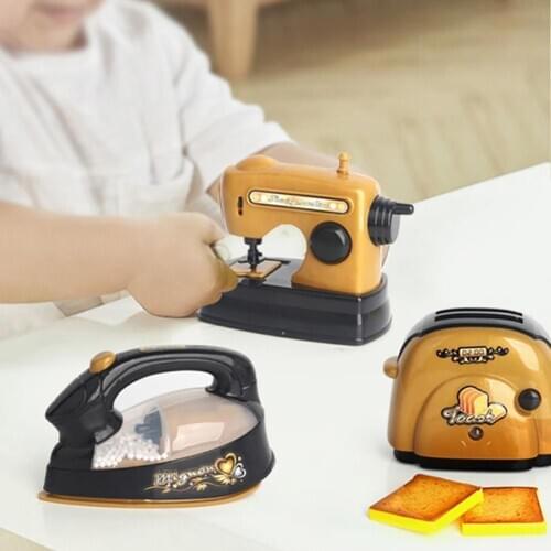 Rice Cooker Electric Iron Simulation Home Appliance Kitchen Baking Omelet Model Kids Pretend Play T