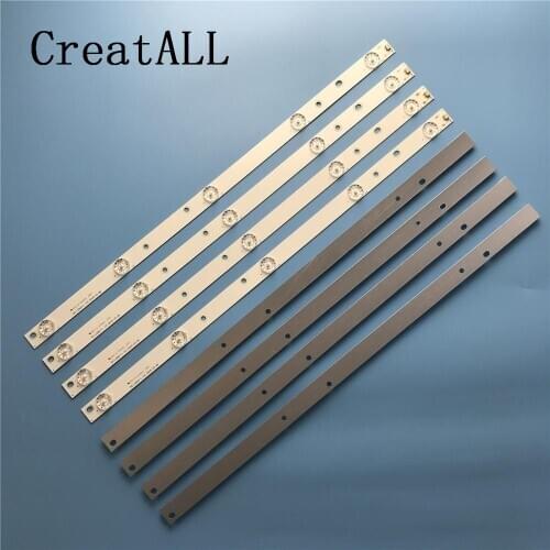 LED Backlight strip 5 lamp for AKAI 50'' TV AKTV500 MS-L0967-L V2 V3 A3 M200 TB D 0X R72-50D04-017-13 CODICE A BARRE 21MQ300D