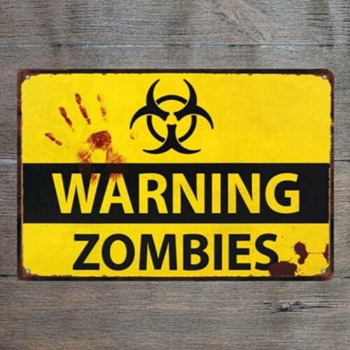 Vintage Metal Tin Signs Retro Warning Plate Decor Plaque Pub Bar Art Wall Poster