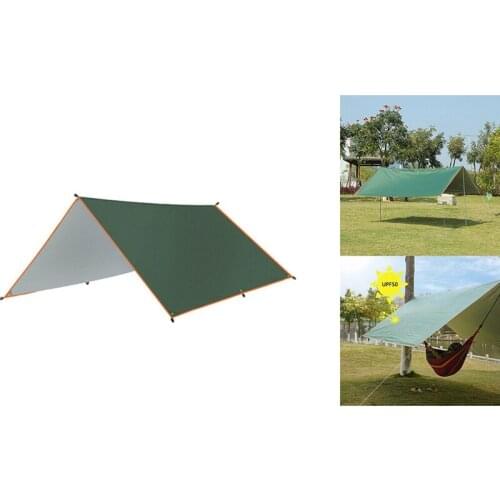 Awning Waterproof Tarp Tent Shade Ultralight Garden Canopy Sunshade Outdoor Camping Hammock Rainbeach Sun Shelter
