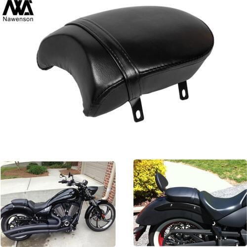 Motorcycle Pillion Passenger Pad Black Rear Seat for Vegas 8-Ball 2006-2013 for Kingpin 2004-2012 for Zach Ness Vegas 2011-2012