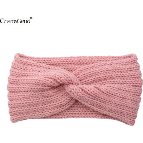 12 Color Women Crochet Warm Headbands Winter Ear Warmer Head Wraps Woman Girls Fashion Head Band Headwear Accessories