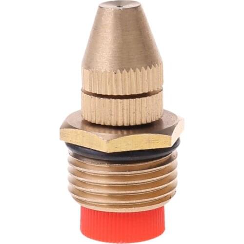 1/2" Adjustable Water Flow Brass Spray Misting Nozzles Spray Head Garden Lawn
