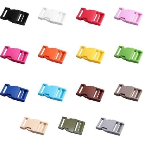 10Pcs/25mm Webbing Shoulder Strap Adjustable Plastic Buckle Side Quick Release Mountaineering Bag Lock Replacement Accessories