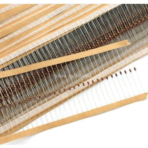 100PCS/LOT 100R ohm 1/6W Carbon Film Resistor 5% Error 100 ohm 1/6w Color Ring Resistance