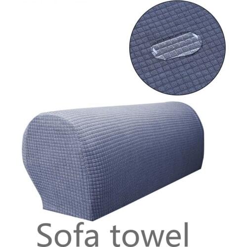 2pcs/Pair Spandex Stretch Waterproof Armrest Covers Sofa Towel for Living Room Removable Chair Protector