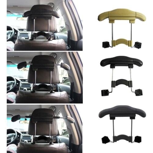 Car Seat Hanger Holder Organizer Retractable Coat Hanger Clothes Suits Holder Multifunction Suit Retractable Hanger K1KE