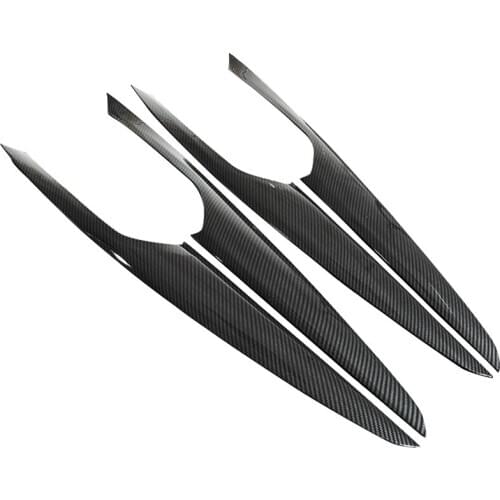 Car-Styling ABS Inner Carbon Door Armrest Stripe Cover Trim 4PCS for -BMW X3 G01 25I/28I/30I 2018