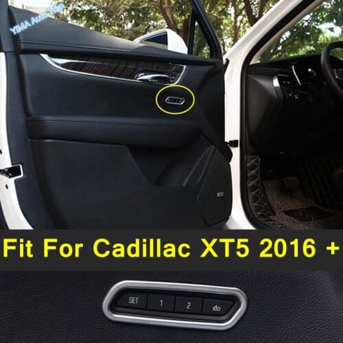 Lapetus Auto Styling Seat Adjustment Adjust Memory Button Switch Frame Cover Interior Trim Fit For Cadillac XT5 2016 - 2020 ABS