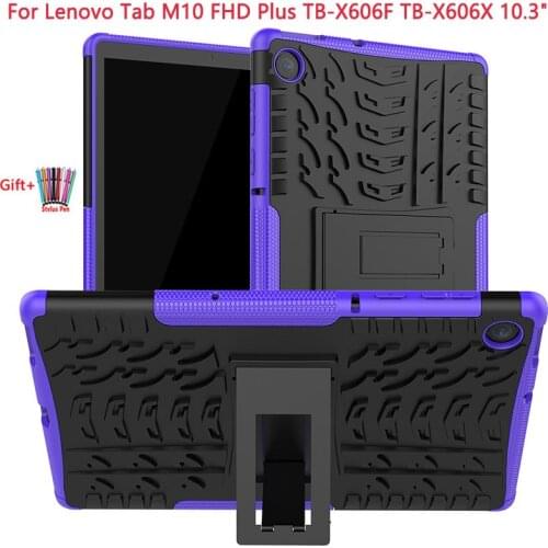 Case For Lenovo Tab M10 FHD Plus 10.3 TB-X606F TB-X606X 10.3 Inch Armour Rugged Hybrid Hard PC Cover For Lenovo Tab M10Plus 10.3