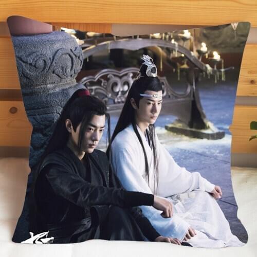 Xiao zhan Wang Yibo Related Products Pillow Case Make Blue Forget Machine Wei Non-Envy GarageDouble-Sided Celebrity Style Pillow